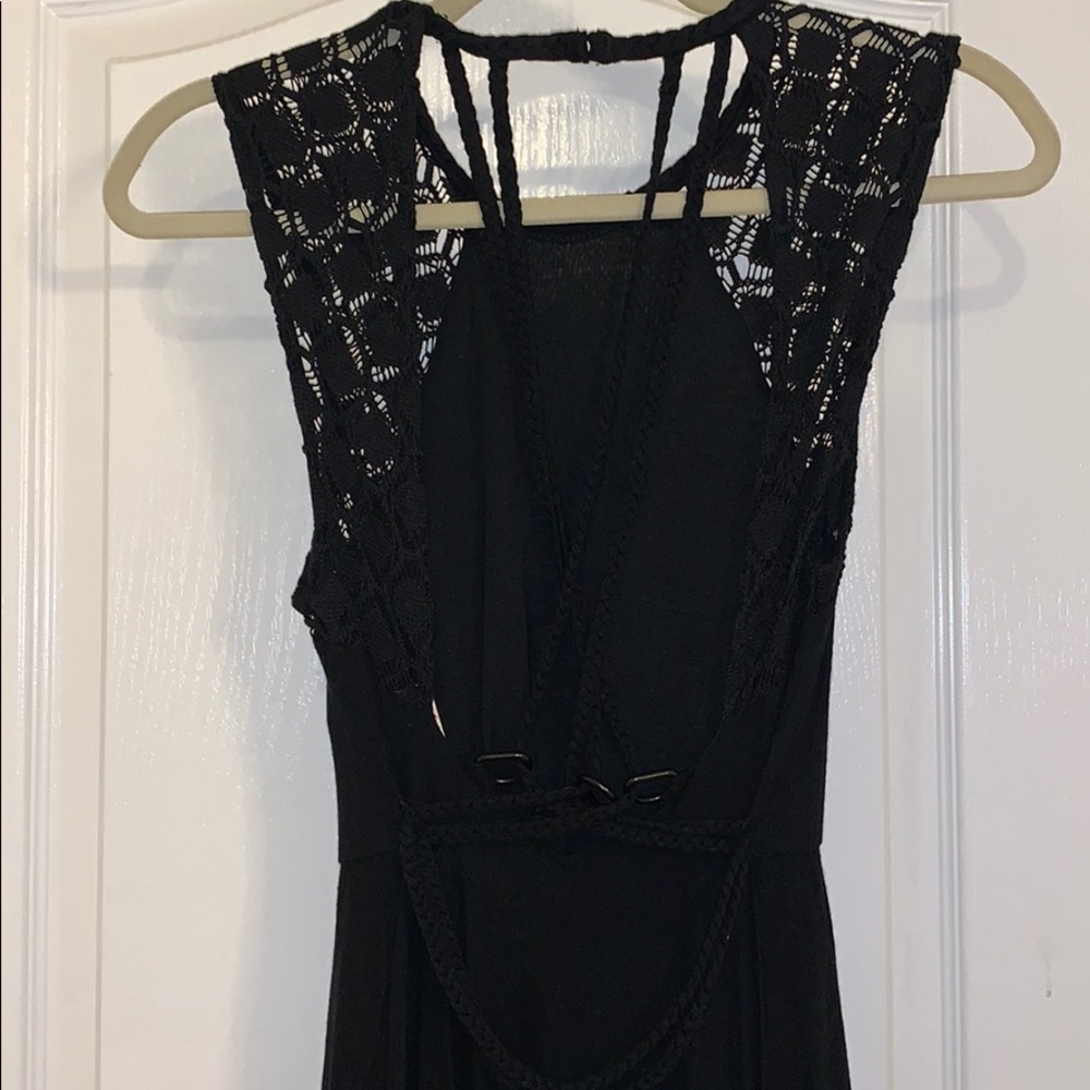 Free People Black Asymmetrical Dress - Picture 7 of 7